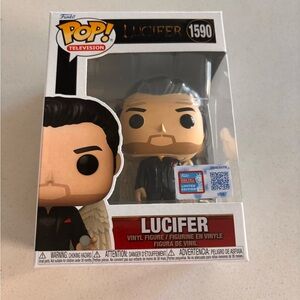 Funko Collectible Box with Blue and White Design